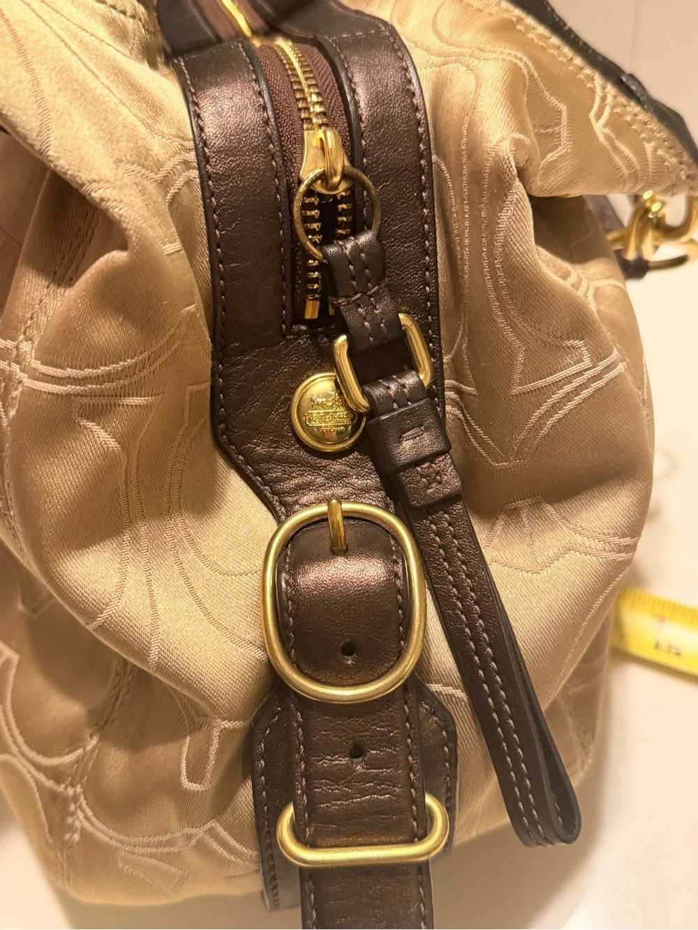 Coach satin shoulder
